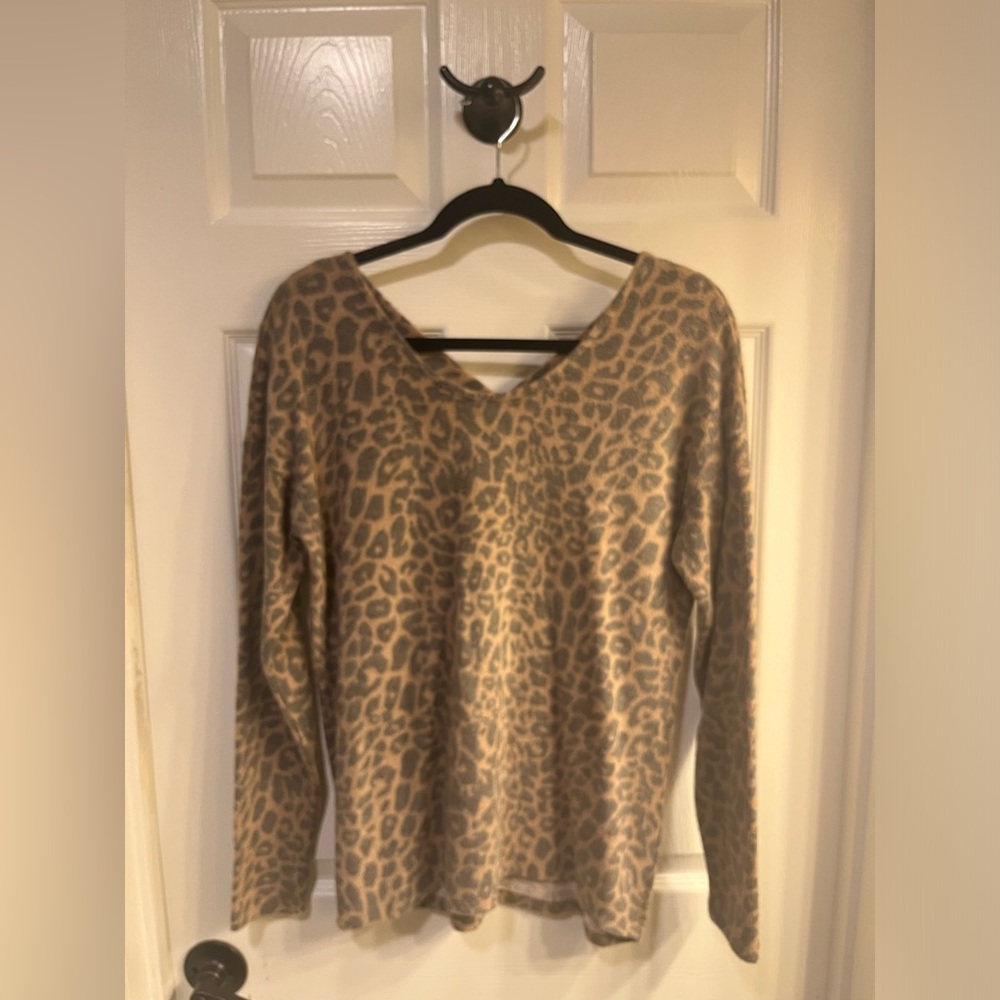 Day Trip Leopard Long Sleeve Shirt